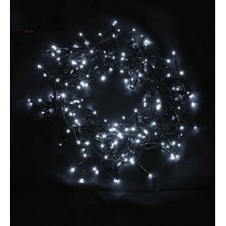 Luces de navidad led gruinalda 560 leds blanco frio