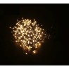 Luces de navidad 560 led blanco calido multifuncion exterior solar