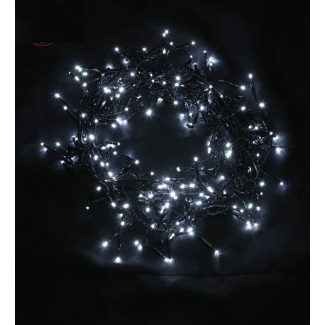 Luces de navidad 144 led blanco frio multifuncion exterior