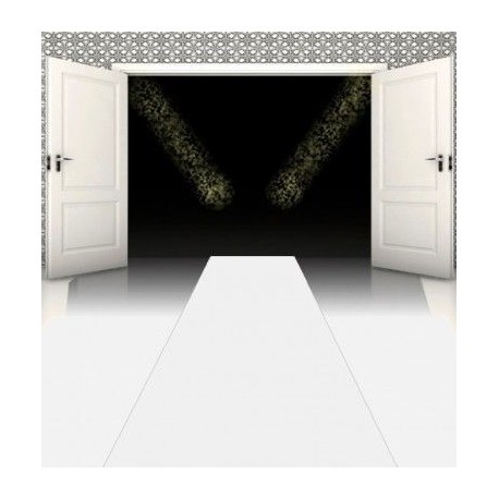 Alfombra blanca para decoracion 8 450x60 cm