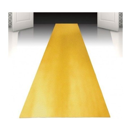 Alfombra oro para decoracion 8 450x60 cm