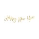 Letrero Happy New year 66x18 cm