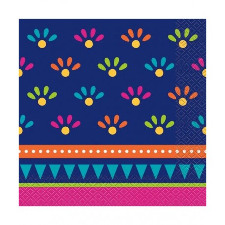 Servilletas fiesta mejicana con encanto 20 uds 33 cm