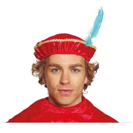 Gorro pajede rey rojo