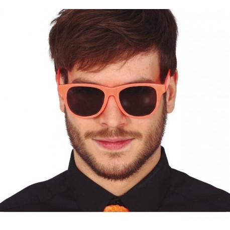 Gafas pasta neon naranja