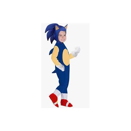 Disfraz Sonic para bebe 1 2 anos