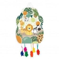 Piñata Safari animales selva 33x46 cm