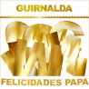 Guirnalda Felicidades Papa 3 metros