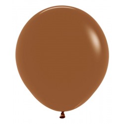 Globos R18 cafe 15 uds de 45 cm Sempertex