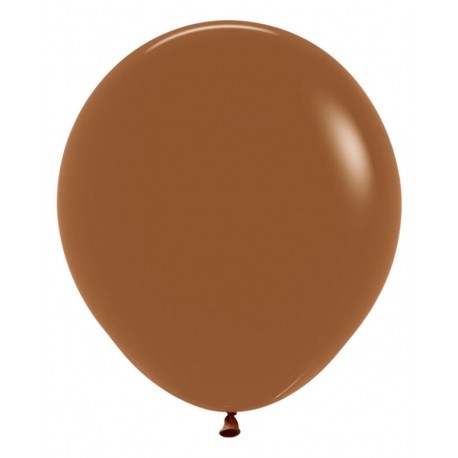 Globos R18 cafe 15 uds de 45 cm Sempertex