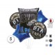 Globos dia del padre negro y azul 5 uds