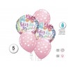 Globos dia de la madre feliz dia mama mariposas y corazones 5 uds