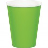 Vasos verde lima 8 uds