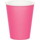 Vasos rosa fucsia 8 uds