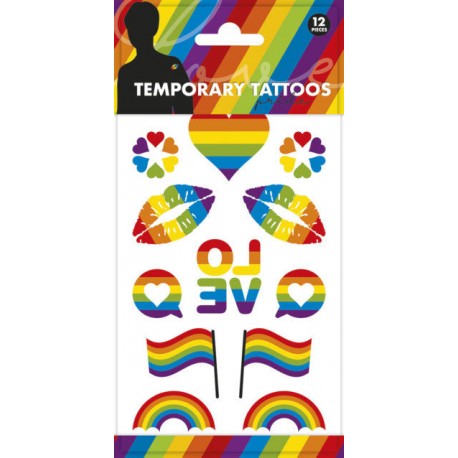 Tatuajes para piel orgullo arcoiris