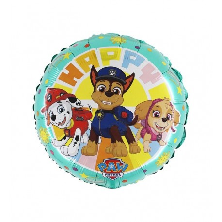 Globo patrulla canina cumpleanos 46 cm