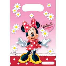 Bolsas Minnie Mouse 6 uds 16x23 cm