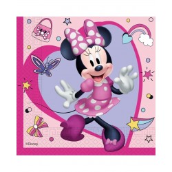 Servilletas Minnie Mouse cumpleanos 20 uds 33 cm