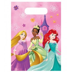 Bolsas cumpleanos Princesas Disney 6 uds 16x23 cm