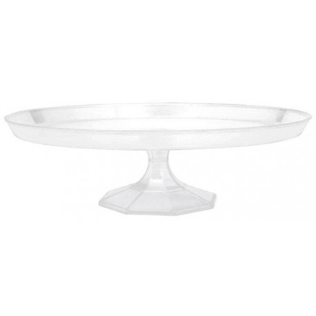 Bandeja transparente 25 cm decoracion mesa dulce