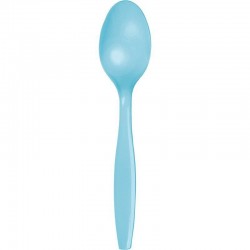 Cucharas azul pastel 24 uds