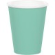 Vasos verde menta carton 8 uds