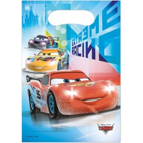 Bolsas chuches detalles cars 6 uds