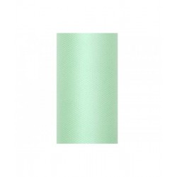 Tul verde menta 0,3x9 metros