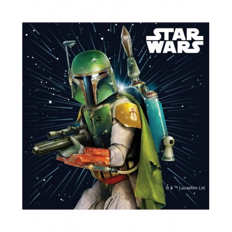 Servilletas Star Wars Boba Fett 20 uds 33 cm