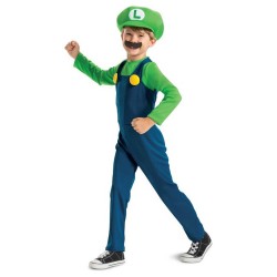 Disfraz Luiggi Super Mario Bros nintendo talla 7 8 anos