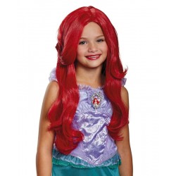 Peluca Ariel Disney original para nina deluxe