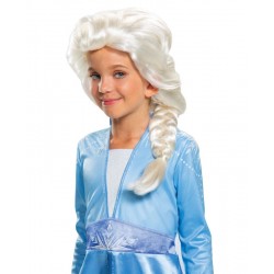 Peluca Elsa Frozen Disney original para nina deluxe