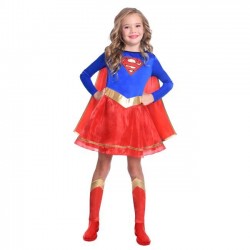 Disfraz Supergirl original Warner Bros nina talla 4 6 anos