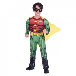 Disfraz Robin Liga Justicia original Warner Bros nino talla 4 6 anos
