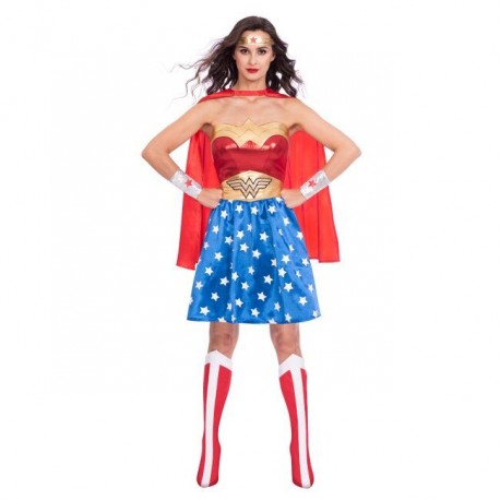 Disfraz Wonder Woman mujer talla M 38 40 original Warner Bros