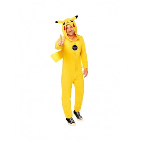 Disfraz Pikachu original Pokemon para adulto talla estandar