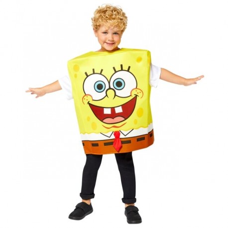 Disfraz Bob Esponja para nino talla 8 12 anos