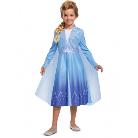 Disfraz Elsa Viaje Frozen 2 talla 7 8 Anos Disney original