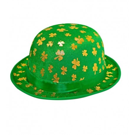 Bombin Dia San Patricio verde treboles
