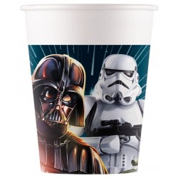 Vasos Star Wars 8 uds para cumpleanos