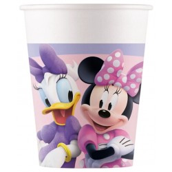 Vasos Minnie Mouse cumpleanos 8 uds carton