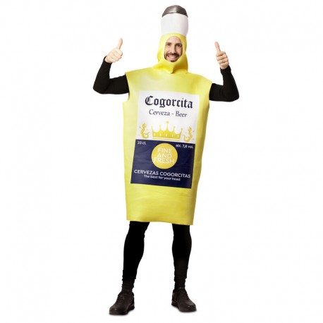 Disfraz Cogorzita cerveza mejicana para hombre talla L