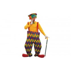 Disfraz payaso arco iris rainbow clown