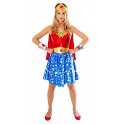 Disfraz Wonder Woman deluxe para mujer talla L