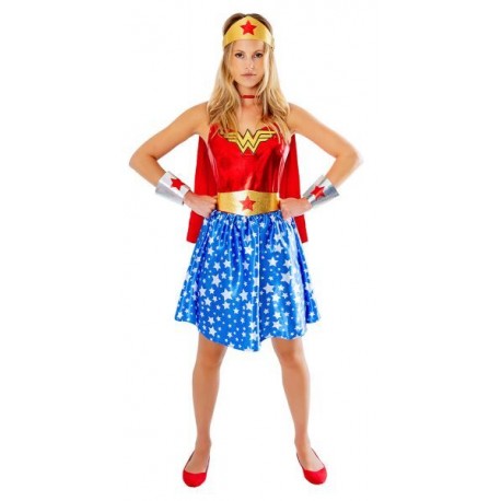 Disfraz Wonder Woman deluxe para mujer talla L