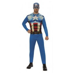 Disfraz Capitan America original para hombre talla XL