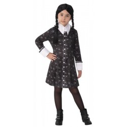 Disfraz Miercoles Addams para nina talla 7 8 anos
