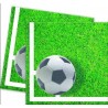 Servilletas balon futbol para cumpleaños 20 uds de 33x33 cm
