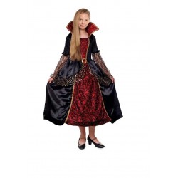 Disfraz orignal de Vampiresa para niña halloween