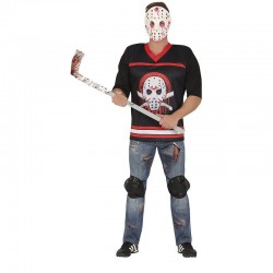 Disfraz asesino Hockey Jason viernes 13 talla M 48 50